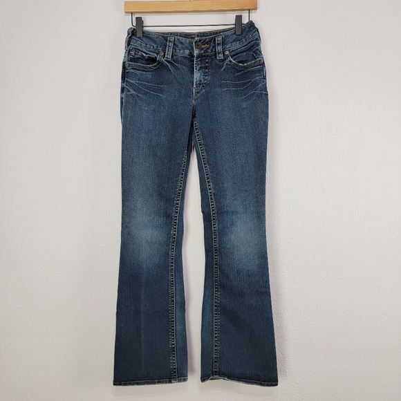 Silver Jeans Suki Mid Rise Slim Bootcut Jeans Size 27 - Picture 4 of 15